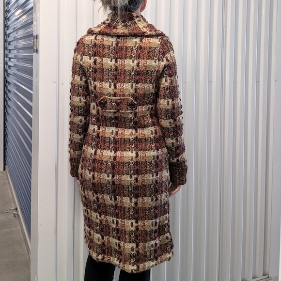 anthropologie CHARLIE & ROBIN marled sweater coat S M - Picture 8 of 13